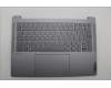 Lenovo 5CB1P31564 C-Cover with keyboard, Hebrew, Arctic Grey, US