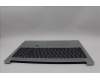 Lenovo 5CB1P33443 C-Cover with keyboard, US English Euro, Cloud Grey, Backlight, FingerPrint, US