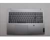 Lenovo 5CB1P33459 C-Cover with keyboard, French, Cloud Grey, Backlight, FingerPrint, US