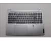 Lenovo 5CB1P33460 C-Cover with keyboard, German, Cloud Grey, Backlight, FingerPrint, UK