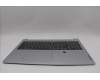 Lenovo 5CB1P33466 C-Cover with keyboard, Switzerland, Cloud Grey, Backlight, FingerPrint, UK