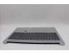 Lenovo 5CB1P33466 C-Cover with keyboard, Switzerland, Cloud Grey, Backlight, FingerPrint, UK