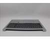 Lenovo 5CB1P35973 C-Cover with keyboard, Belgian, Cloud Grey, Non-Backlight, FingerPrint, UK