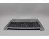 Lenovo 5CB1P48981 C-Cover with keyboard, Spanish, Cloud Grey, Backlight, FingerPrint, UK