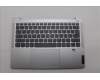 Lenovo 5CB1P48983 C-Cover with keyboard, Portuguese, Cloud Grey, Backlight, FingerPrint