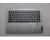 Lenovo 5CB1P48986 C-Cover with keyboard, Nordic, Cloud Grey, Backlight, FingerPrint, UK