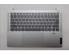 Lenovo 5CB1P48996 C-Cover with keyboard, Czech Slovakian, Cloud Grey, Backlight, FingerPrint, UK
