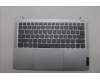 Lenovo 5CB1P49007 C-Cover with keyboard, Hebrew, Cloud Grey, Backlight, Non-Fingerprint, US