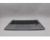 Lenovo 5CB1P49458 C-Cover with keyboard, Spanish, Cloud Grey, Non-Backlight, FingerPrint, UK