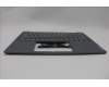 Lenovo 5CB1P50155 C-Cover with keyboard, French, Luna Grey, Non-Fingerprint, US