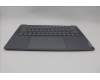 Lenovo 5CB1P50222 C-Cover with keyboard,US English Euro,Luan Grey,Puresight Logo