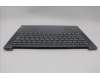 Lenovo 5CB1P50230 C-Cover with keyboard,German,Luna Grey
