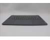 Lenovo 5CB1P50263 C-Cover with keyboard, Italian, Luna Grey, UK