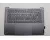 Lenovo 5CB1P53718 C-Cover with keyboard, Arabic, Luna Grey, US