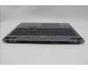Lenovo 5CB1P55288 C-Cover with keyboard, French, Luna Grey, Backlight, US
