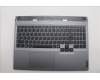 Lenovo 5CB1P55318 C-Cover with keyboard, Hungarian, Luna Grey, Backlight, UK