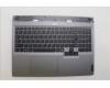 Lenovo 5CB1P55438 C-Cover with keyboard, US English Euro, Luna Grey, RGB Backlight, US