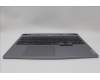 Lenovo 5CB1P55438 C-Cover with keyboard, US English Euro, Luna Grey, RGB Backlight, US