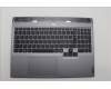Lenovo 5CB1P55513 C-Cover with keyboard, Italian, Luna Grey, RGB Backlight, UK