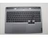Lenovo 5CB1P55697 C-Cover with keyboard,USA English,Luna Grey,RGB Backlight