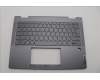 Lenovo 5CB1P74328 C-Cover with keyboard,Italian,Luan Grey,FingerPrint