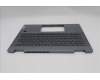 Lenovo 5CB1P74337 C-Cover with keyboard, Russian, Luna Grey, FingerPrint, US