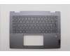 Lenovo 5CB1P74346 C-Cover with keyboard, Nordic, Luna Grey, FingerPrint, UK