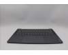 Lenovo 5CB1P74760 C-Cover with keyboard, Hungarian, Luna Grey, Puresight Logo, UK