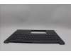 Lenovo 5CB1P85694 C-Cover with keyboard, Belgian, Luna Grey, FingerPrint, UK