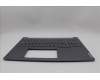 Lenovo 5CB1P85699 C-Cover with keyboard, US English Euro, Luna Grey, FingerPrint, US