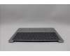 Lenovo 5CB1P89846 C-Cover with keyboard, Spanish, Cloud Grey, Backlight, UK