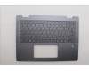 Lenovo 5CB1Q43239 C-Cover with keyboard, German, Luna Grey, Fingerprint, UK