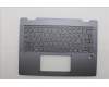 Lenovo 5CB1Q43252 C-Cover with keyboard, Czech Slovakian, Luna Grey, Fingerprint, UK