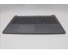 Lenovo 5CB1Q43282 C-Cover with keyboard, Russian, Luna Grey, Backlight, US