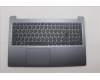 Lenovo 5CB1Q43303 C-Cover with keyboard, German, Luna Grey, Non-Backlight, UK