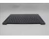 Lenovo 5CB1Q62745 C-Cover with keyboard, UK English, Luna Grey, Backlight, UK