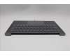 Lenovo 5CB1Q64055 C-Cover with keyboard, Belgian, Luna Grey, Backlight, UK
