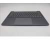 Lenovo 5CB1Q64066 C-Cover with keyboard, Hebrew, Luna Grey, Backlight, US
