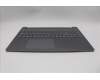Lenovo 5CB1R07748 C-Cover with keyboard, Nordic, Luna Grey, Backlight, 3CELL, UK