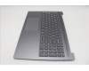 Lenovo 5CB1R07765 C-Cover with keyboard, US English Euro, Luna Grey, Non-Backlight, 3CELL, US