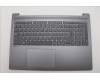 Lenovo 5CB1R07782 C-Cover with keyboard, Spanish, Luna Grey, Non-Backlight, 3CELL, UK