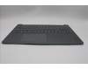 Lenovo 5CB1R07793 C-Cover with keyboard, Czech Slovakian, Luna Grey, Backlight, 4CELL, UK