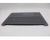 Lenovo 5CB1R07940 C-Cover with keyboard, German, Luna Grey, Non-Backlight, 4CELL, UK