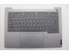 Lenovo 5CB1R08685 C-Cover with keyboard, Portuguese, Arctic Grey, Backlight, H-series, UK