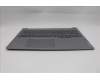 Lenovo 5CB1R08871 C-Cover with keyboard, Greek, Arctic Grey, Backlight, H-series, US