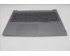 Lenovo 5CB1R08876 C-Cover with keyboard, UK English, Arctic Grey, Backlight, H-series, UK