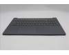 Lenovo 5CB1R22545 C-Cover with keyboard, Russian, Luna Grey, Backlight, US