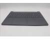 Lenovo 5CB1R22547 C-Cover with keyboard, Slovenian, Luna Grey, Backlight, UK
