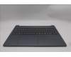 Lenovo 5CB1R26633 C-Cover with keyboard, Belgian, Luna Grey, Non-Backlight, UK