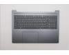 Lenovo 5CB1R26635 C-Cover with keyboard, US English Euro, Luna Grey, Non-Backlight, US
